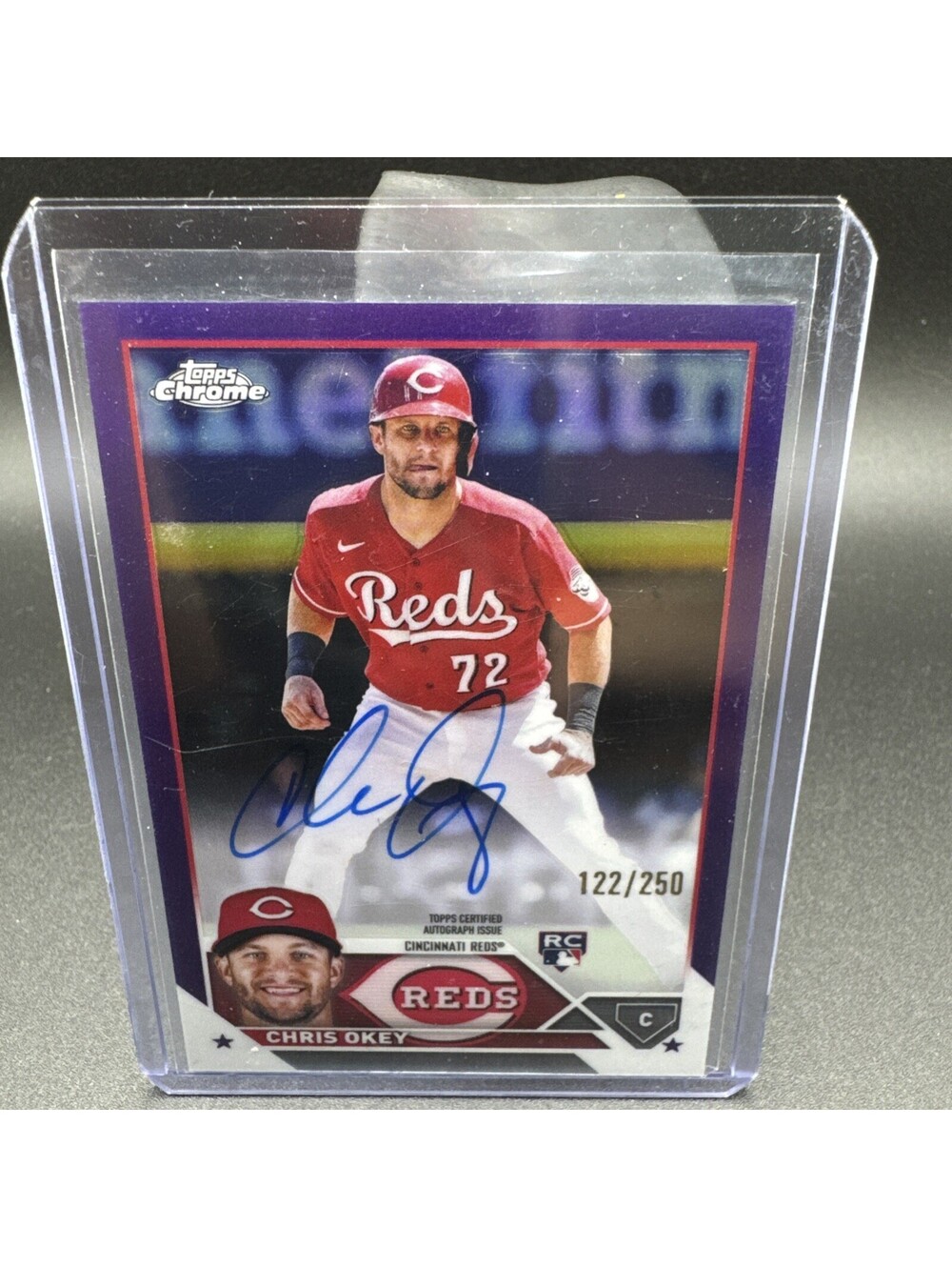 Chris Okey No. RA-C0K 2023 Topps Chrome Autographed 122/250